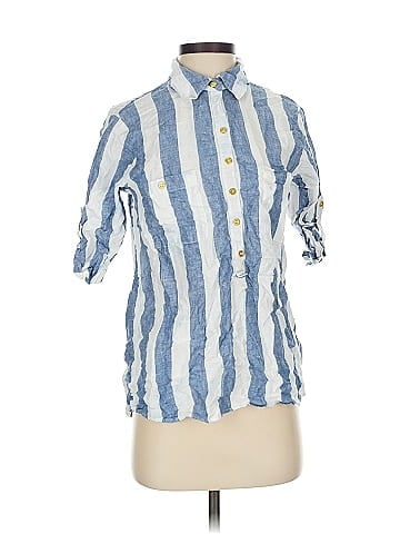 Ellen Tracy Short Sleeve Button-Down Shirt (view 1)