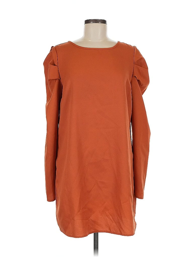 Pre-owned Shein Casual Dress In Brown