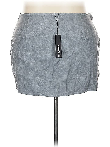 Fashion Nova Denim Skirt (view 2)
