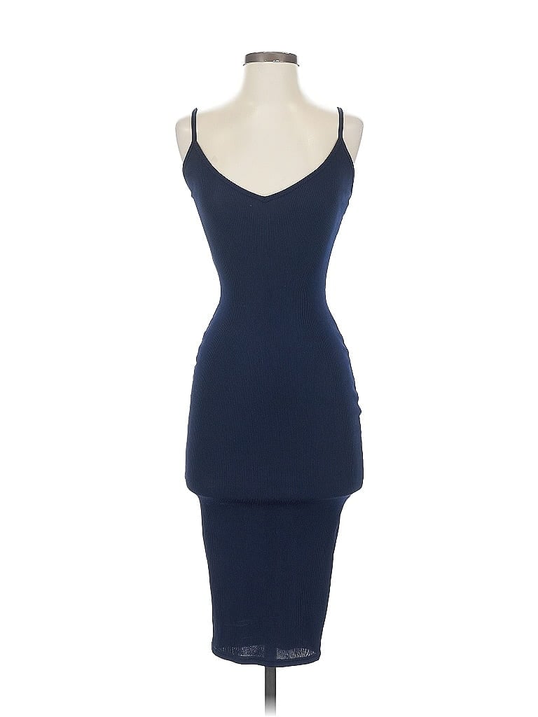 Pre-owned Prettylittlething Cocktail Dress In Blue