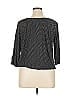 MICHAEL Michael Kors Black 3/4 Sleeve Top Size XL - photo 2