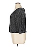 MICHAEL Michael Kors Black 3/4 Sleeve Top Size XL - photo 5