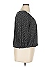 MICHAEL Michael Kors Black 3/4 Sleeve Top Size XL - photo 4