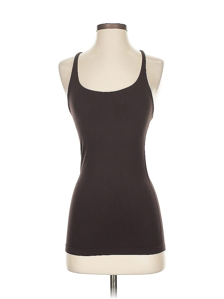 Pre-owned Bebe Tank Top Brown Scoop Neck Tops