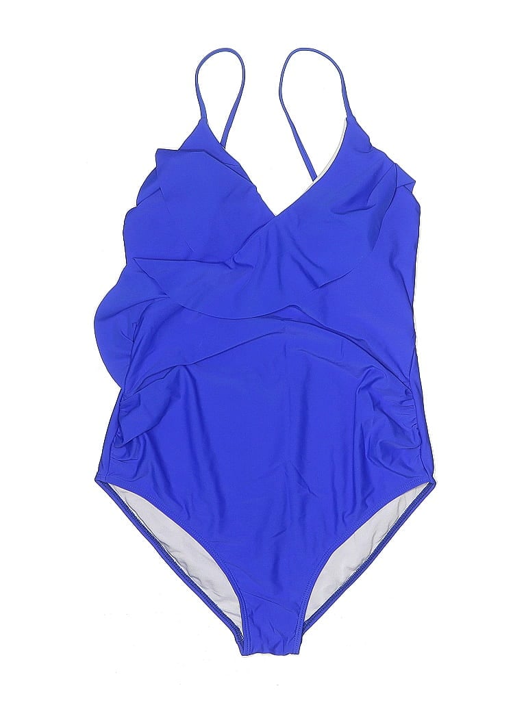 Pre-owned Unbranded One Piece Swimsuit In Blue