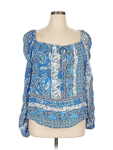 Democracy 3/4 Sleeve Blouse (view 1)