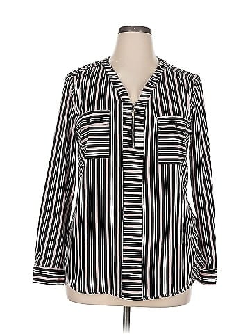 NY Collection Long Sleeve Blouse (view 1)