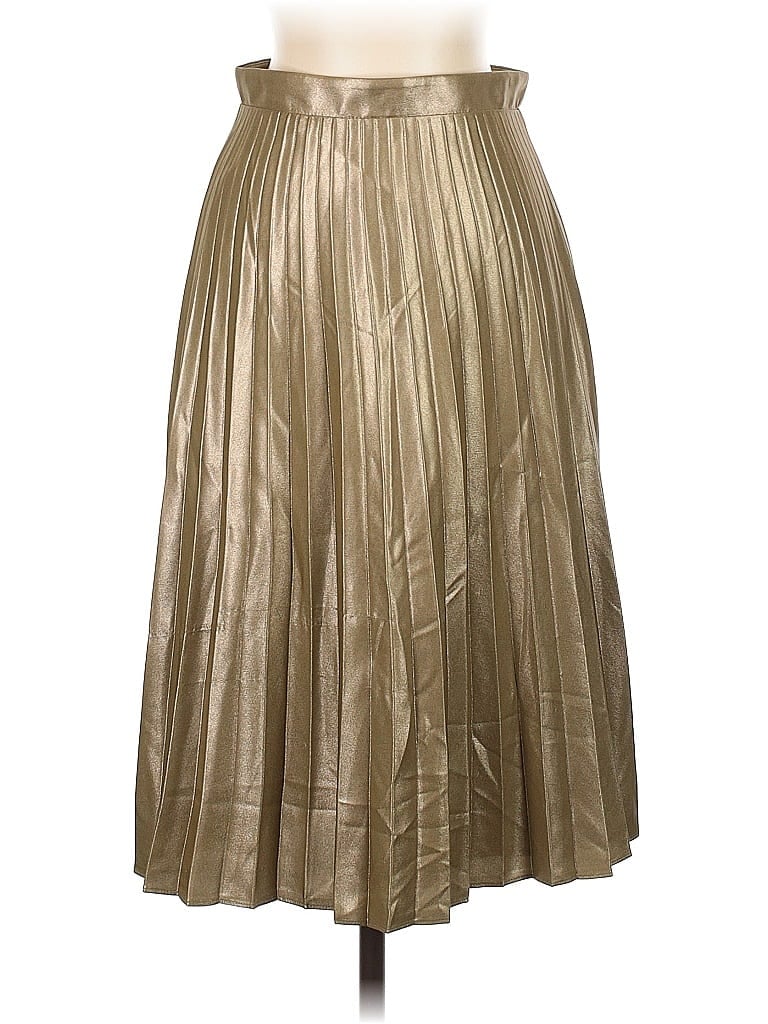 Pre-owned Ann Taylor Formal Skirt In Green