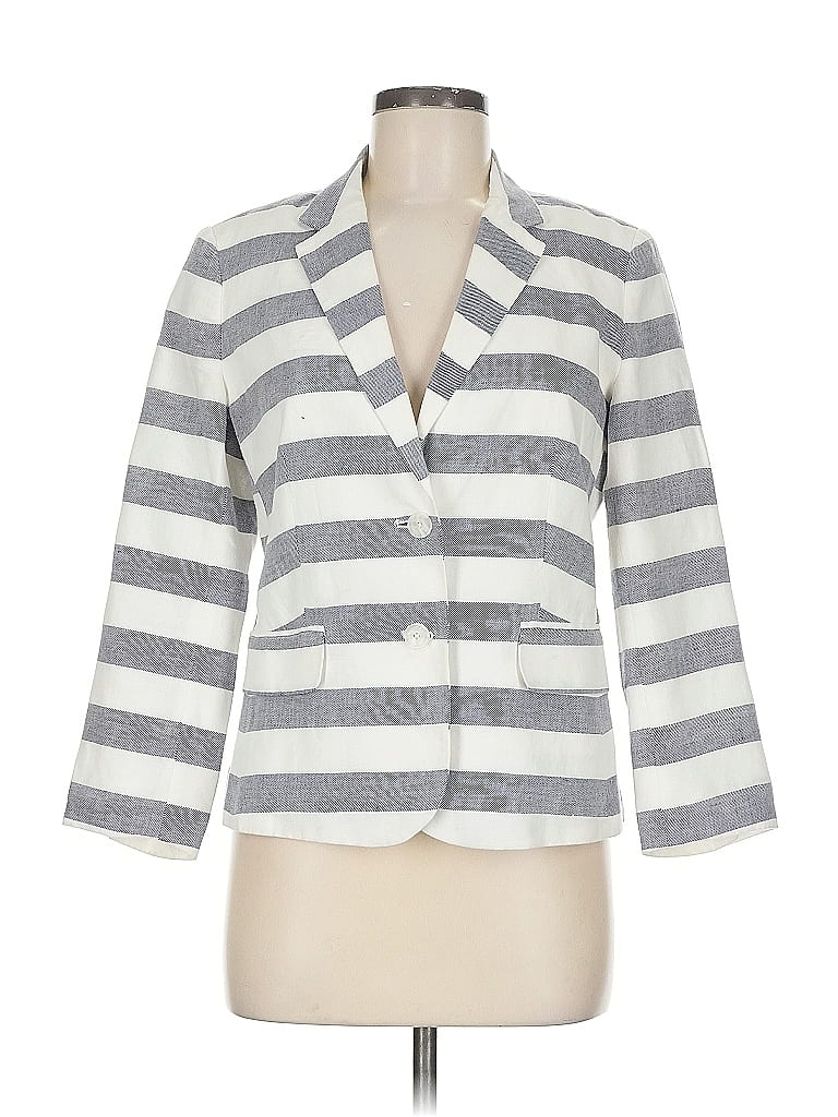 Pre-owned Banana Republic Factory Store Blazer Jacket In Gray