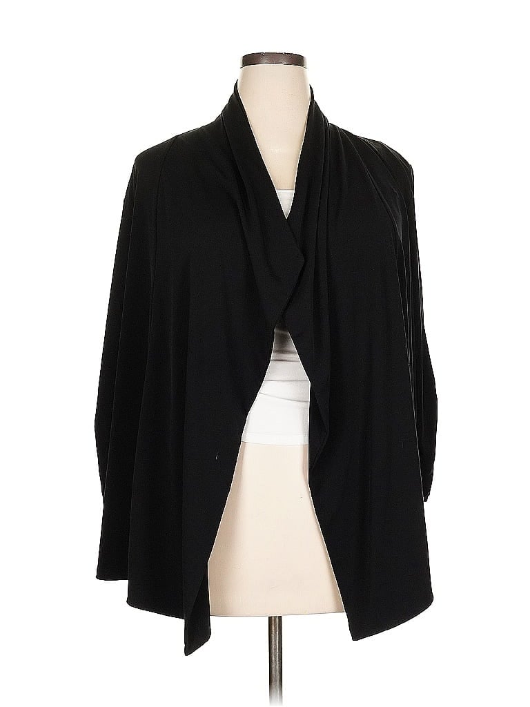 Pre-owned Lane Bryant Cardigan Sweater In Black