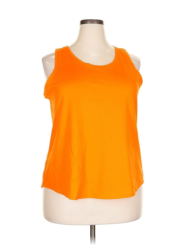 Pre-owned Brooks Sleeveless T-shirt In Orange