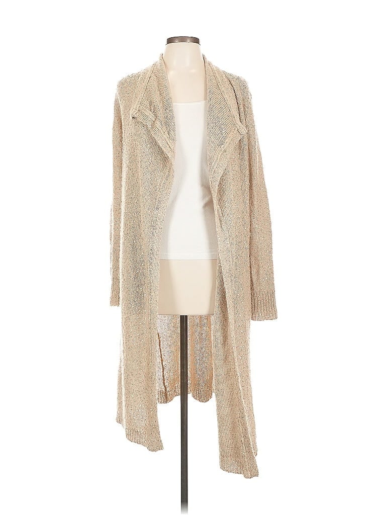 Pre-owned Anne Klein Cardigan Sweater In Brown