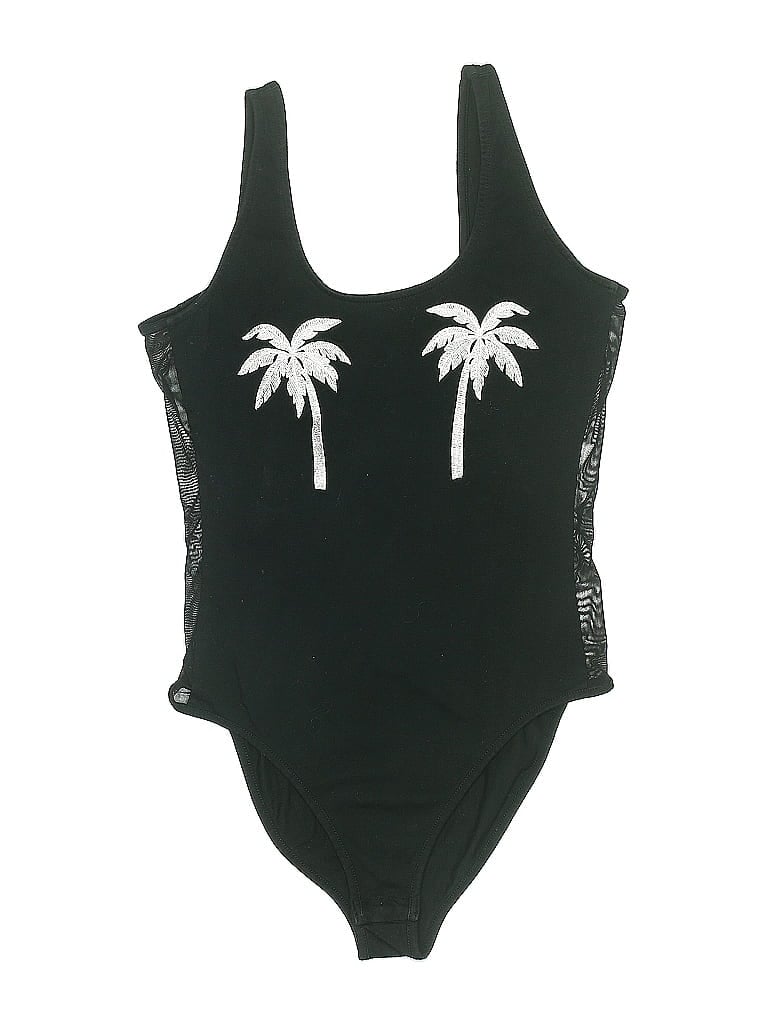 Pre-owned Topshop Bodysuit In Black