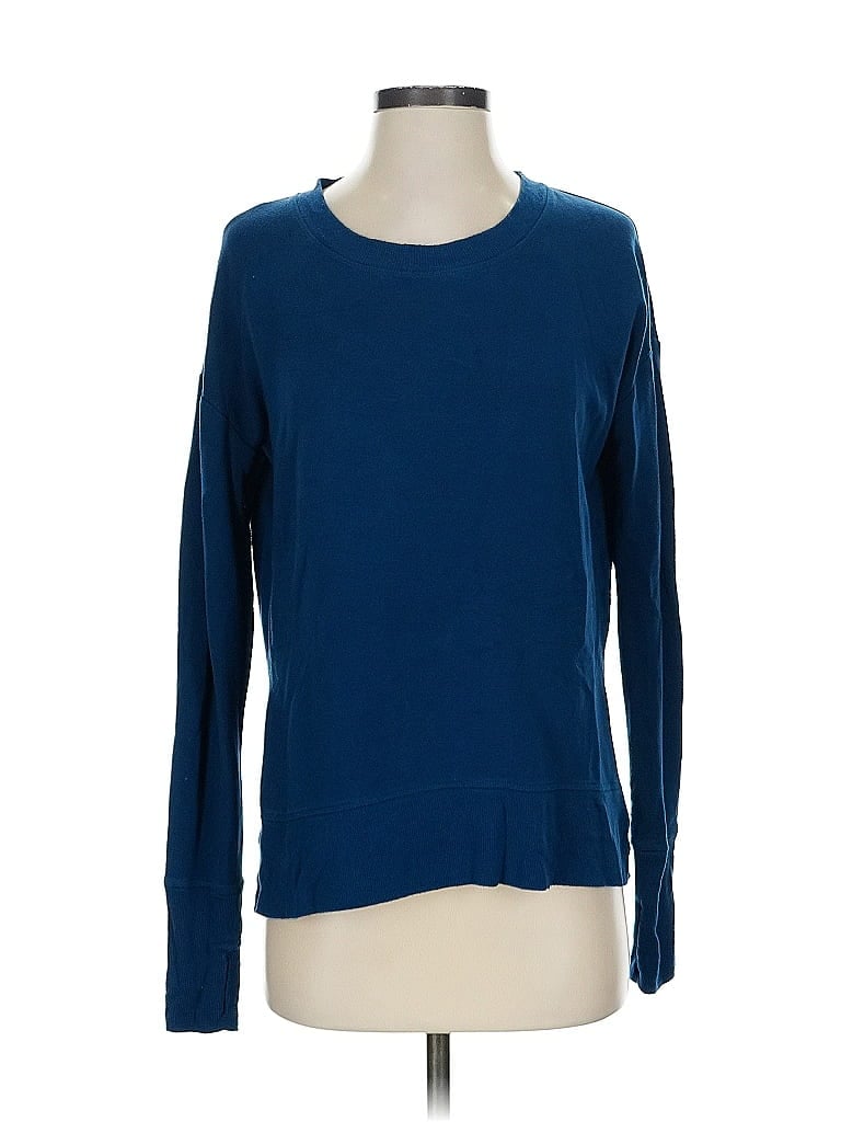 Pre-owned Athleta Pullover Sweater In Blue
