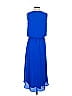 Chico's 100% Polyester Blue Casual Dress Size Sm (0) - photo 2