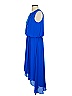 Chico's 100% Polyester Blue Casual Dress Size Sm (0) - photo 5