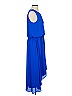 Chico's 100% Polyester Blue Casual Dress Size Sm (0) - photo 4