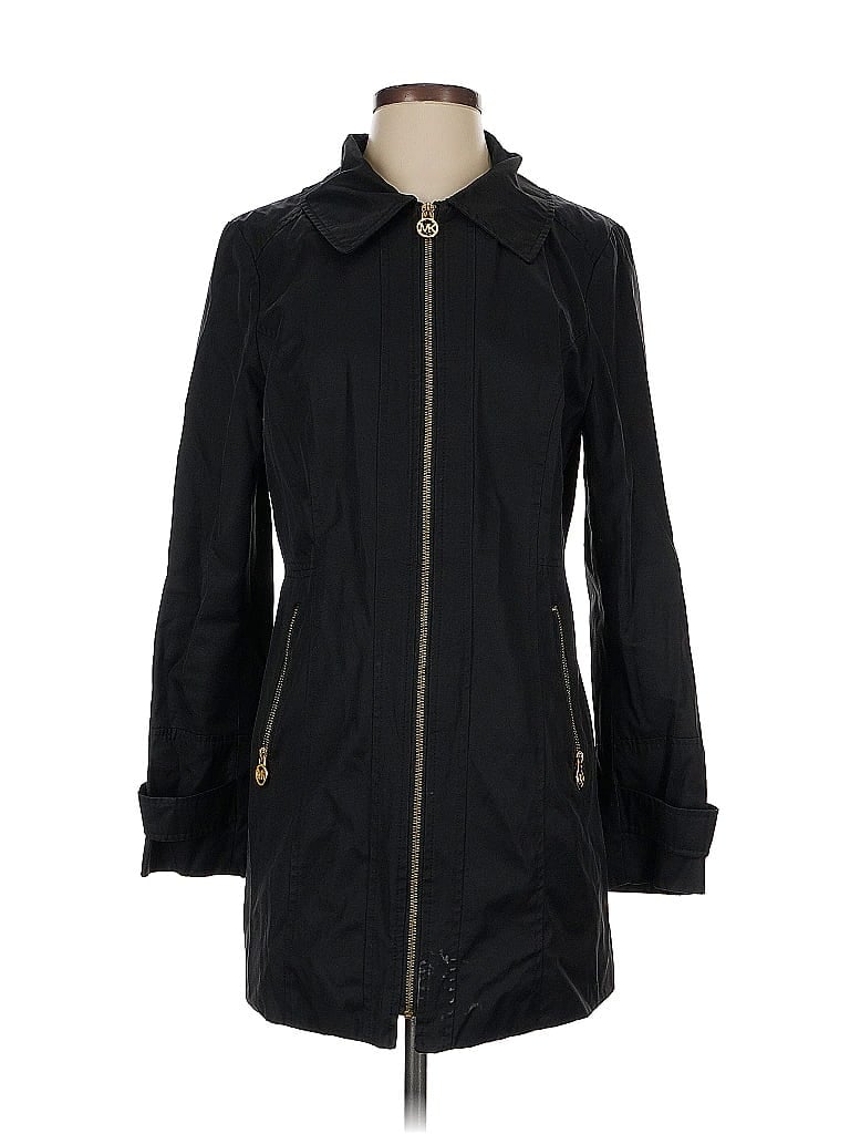 Pre-owned Michael Michael Kors Coat In Black