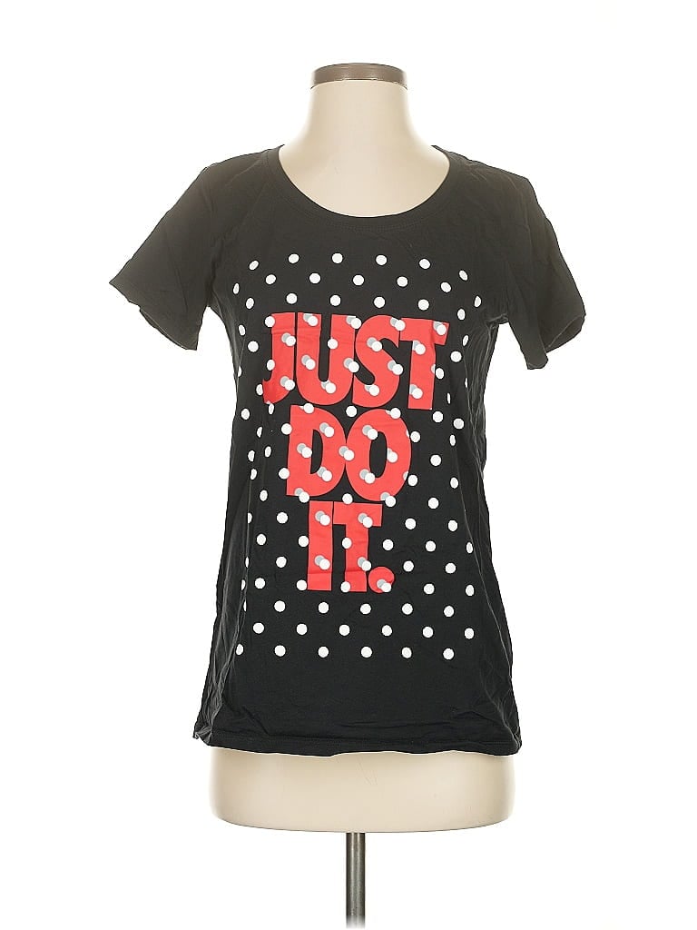 Pre-owned Nike Short Sleeve T-shirt In Black