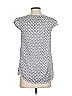 Gap 100% Polyester Gray Short Sleeve Top Size XS - photo 2
