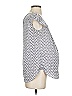 Gap 100% Polyester Gray Short Sleeve Top Size XS - photo 4