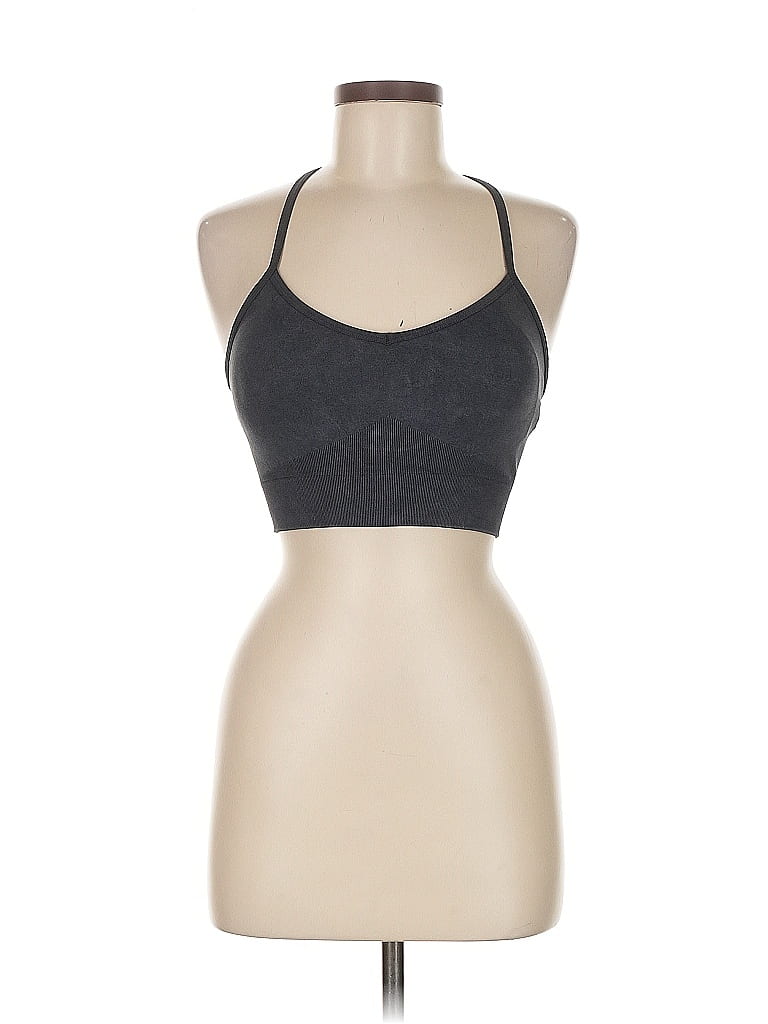 Pre-owned Unbranded Tank Top Black Halter Neckline Tops