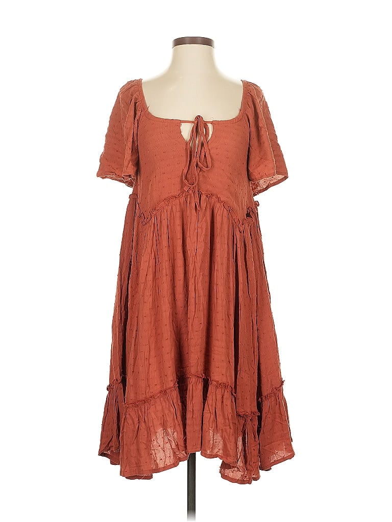 Rewind Casual Dress In Brown