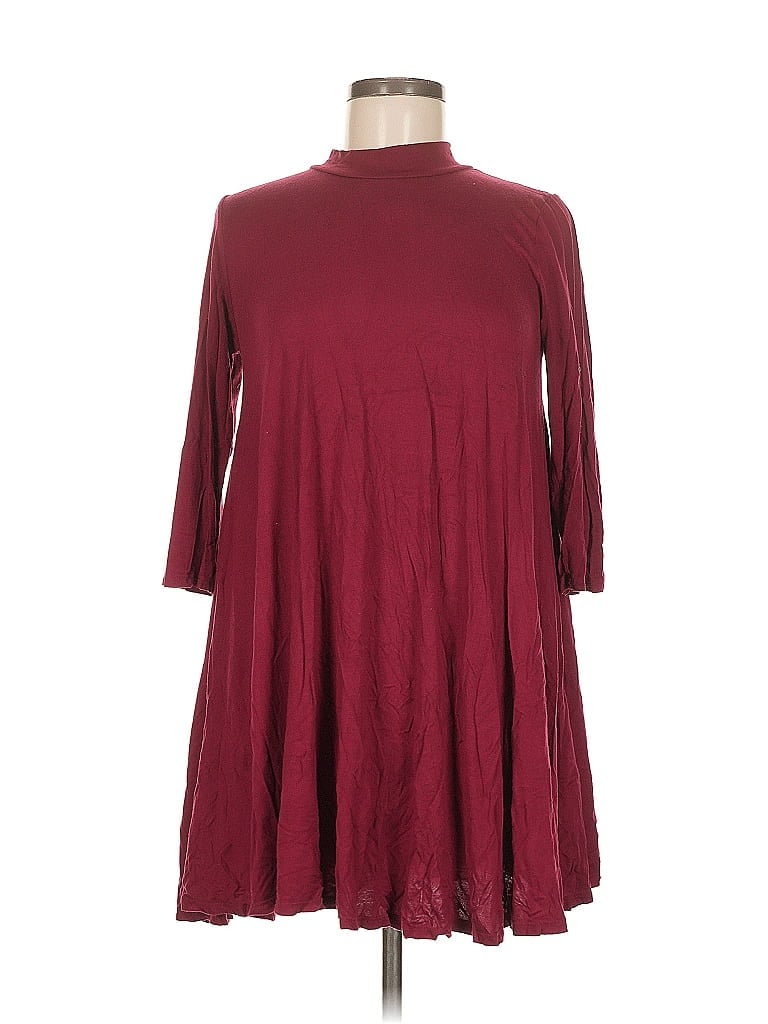 Pre-owned Rolla Coster Casual Dress In Burgundy