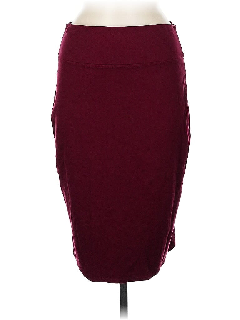 Click to view more detailed imagery on our partner's website Pre-owned Hybrid & Company Formal Skirt In Burgundy