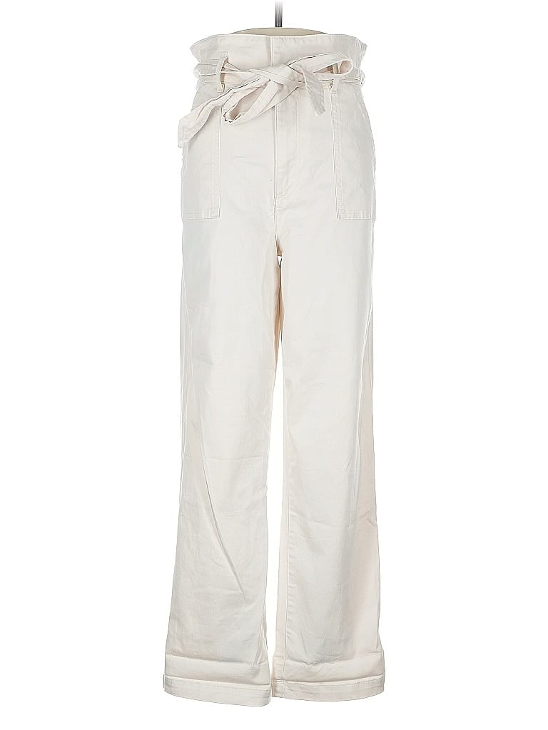 Pre-owned Alice And Olivia Alice + Olivia Jeans In White