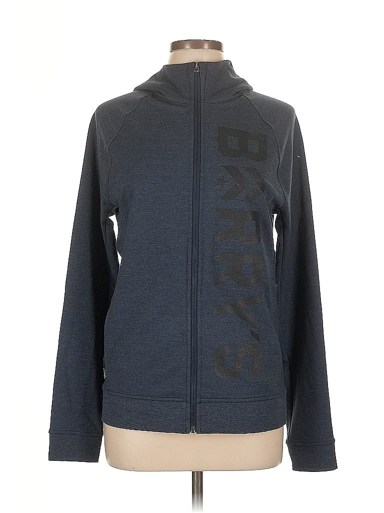 Pre-owned Barry's Zip Up Hoodie In Blue