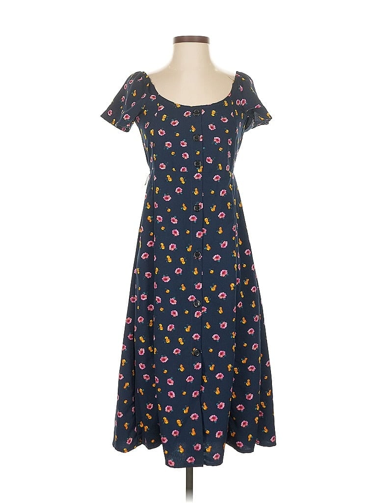 Pre-owned Velvet Torch Casual Dress In Blue