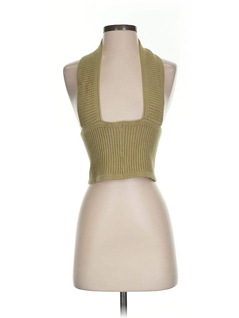 Pre-owned Unbranded Cardigan Sweater In Green