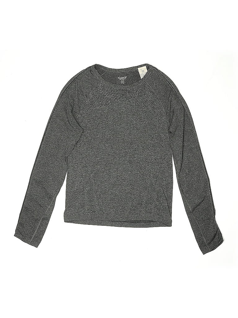 Pre-owned Active By Old Navy Kids' Long Sleeve T-shirt In Gray