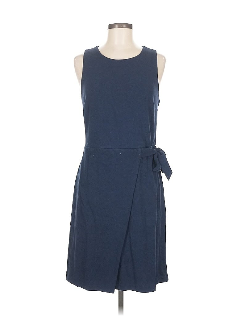 Pre-owned Ann Taylor Loft Outlet Casual Dress In Blue