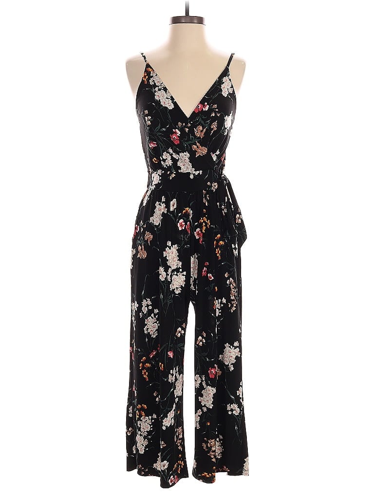Pre-owned Kaileigh Jumpsuit In Black