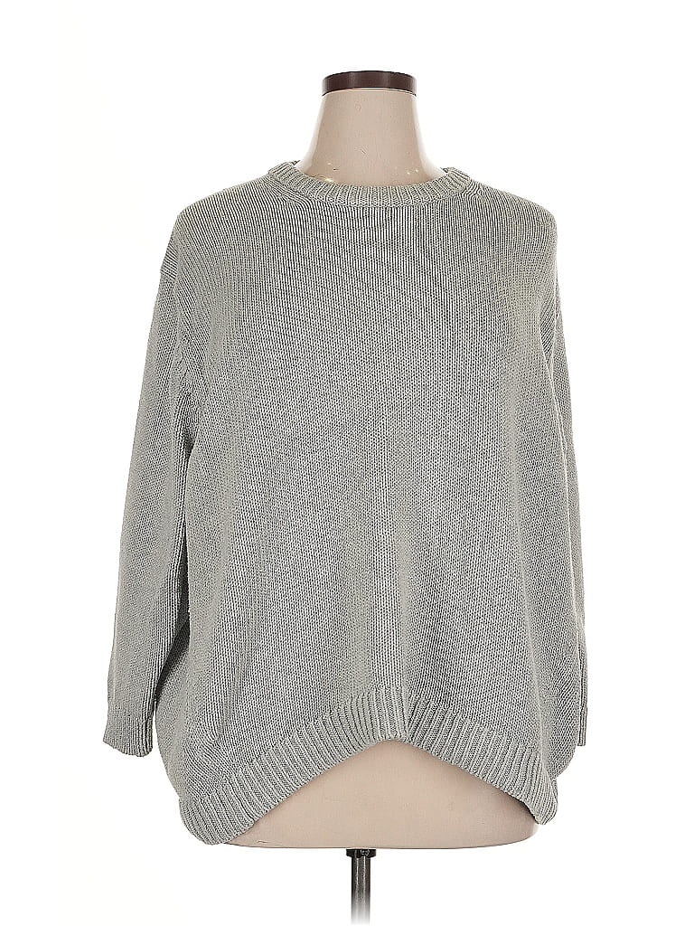 Pre-owned Banana Republic Factory Store Pullover Sweater In Gray