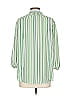 CAbi 100% Polyester Stripes Green 3/4 Sleeve Blouse Size S - photo 2