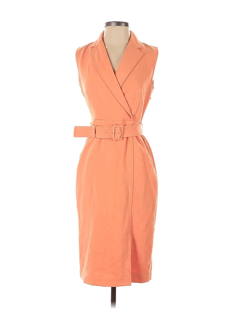 Pre-owned Ann Taylor Cocktail Dress In Orange
