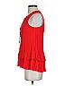 Ro & De 100% Polyester Red Sleeveless Blouse Size S - photo 5