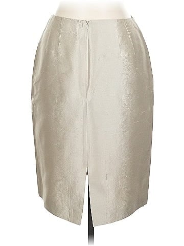 Linda Allard Ellen Tracy Faux Leather Skirt (view 2)