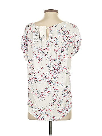 Pink Rose Short Sleeve Blouse (view 2)