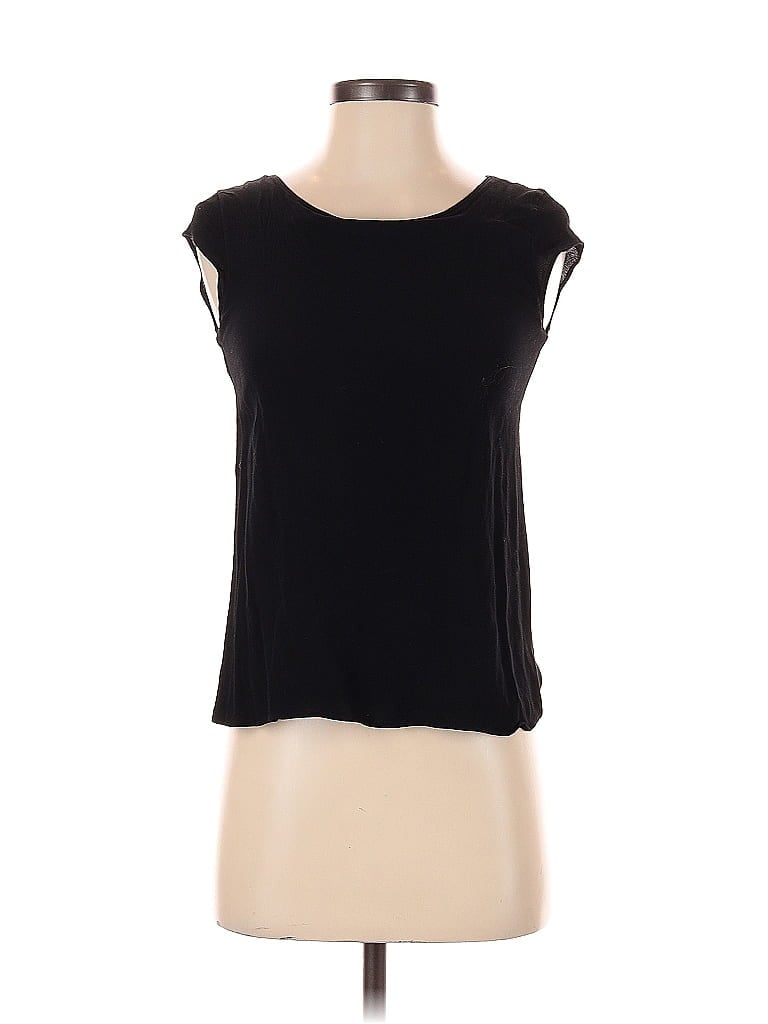 WILFRED FREE Pre-owned Sleeveless Top Black Scoop Neck Tops