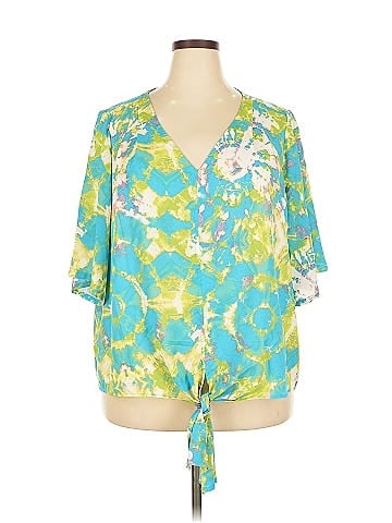 Belle By Kim Gravel 3/4 Sleeve Blouse (view 1)