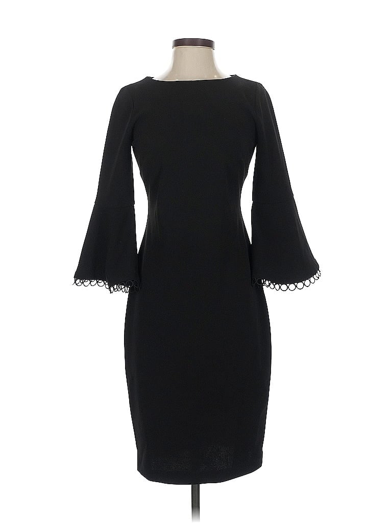 Pre-owned Calvin Klein Cocktail Dress In Black