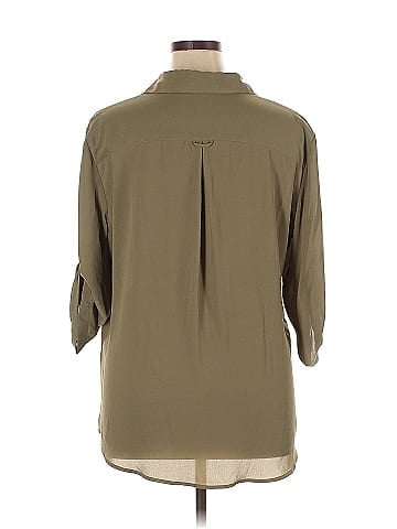 Soho JEANS NEW YORK & COMPANY 3/4 Sleeve Blouse (view 2)