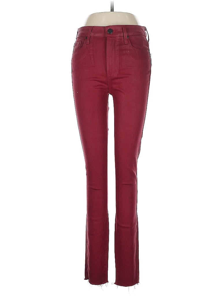 Click to view more detailed imagery on our partner's website Pre-owned Paige Jeans In Burgundy