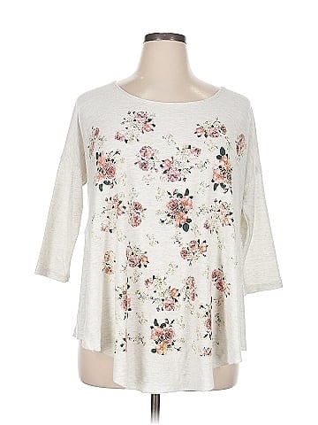 H.I.P. Happening in the Present 3/4 Sleeve Top (view 1)