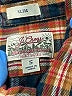 J.Crew Plaid Orange Long Sleeve Button-Down Shirt Size S - photo 7