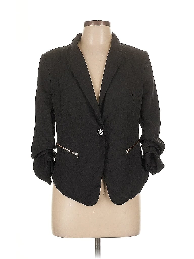 Pre-owned Love Tree Blazer Jacket In Black